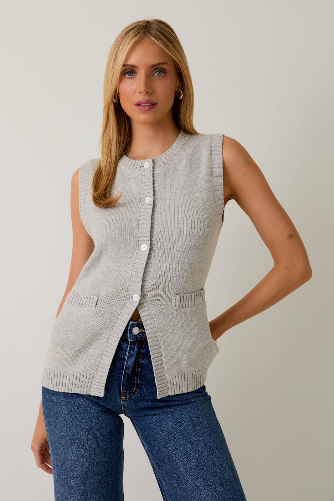 Grey Haven Knit Vest