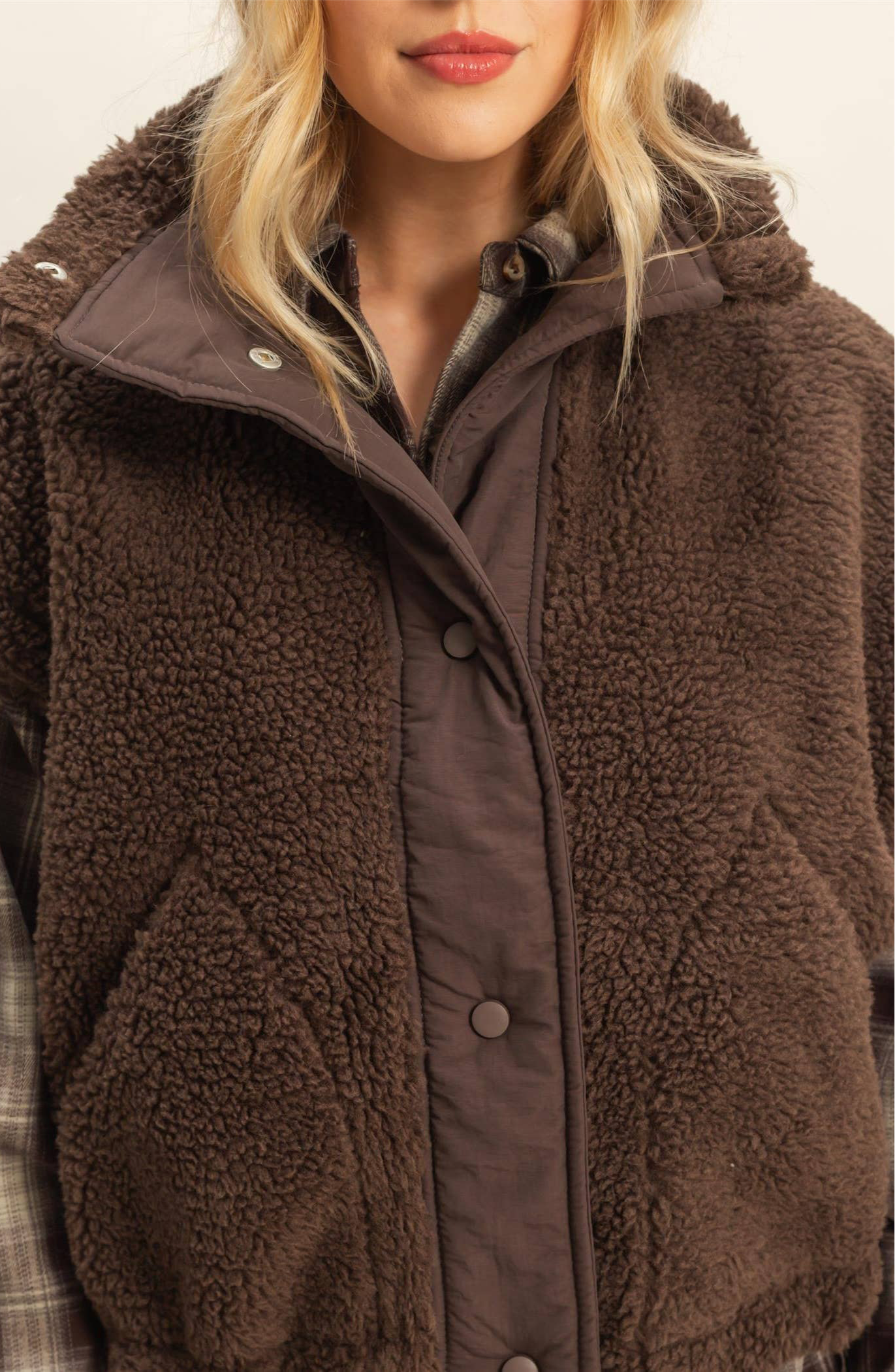 Cabin Core Sherpa Vest