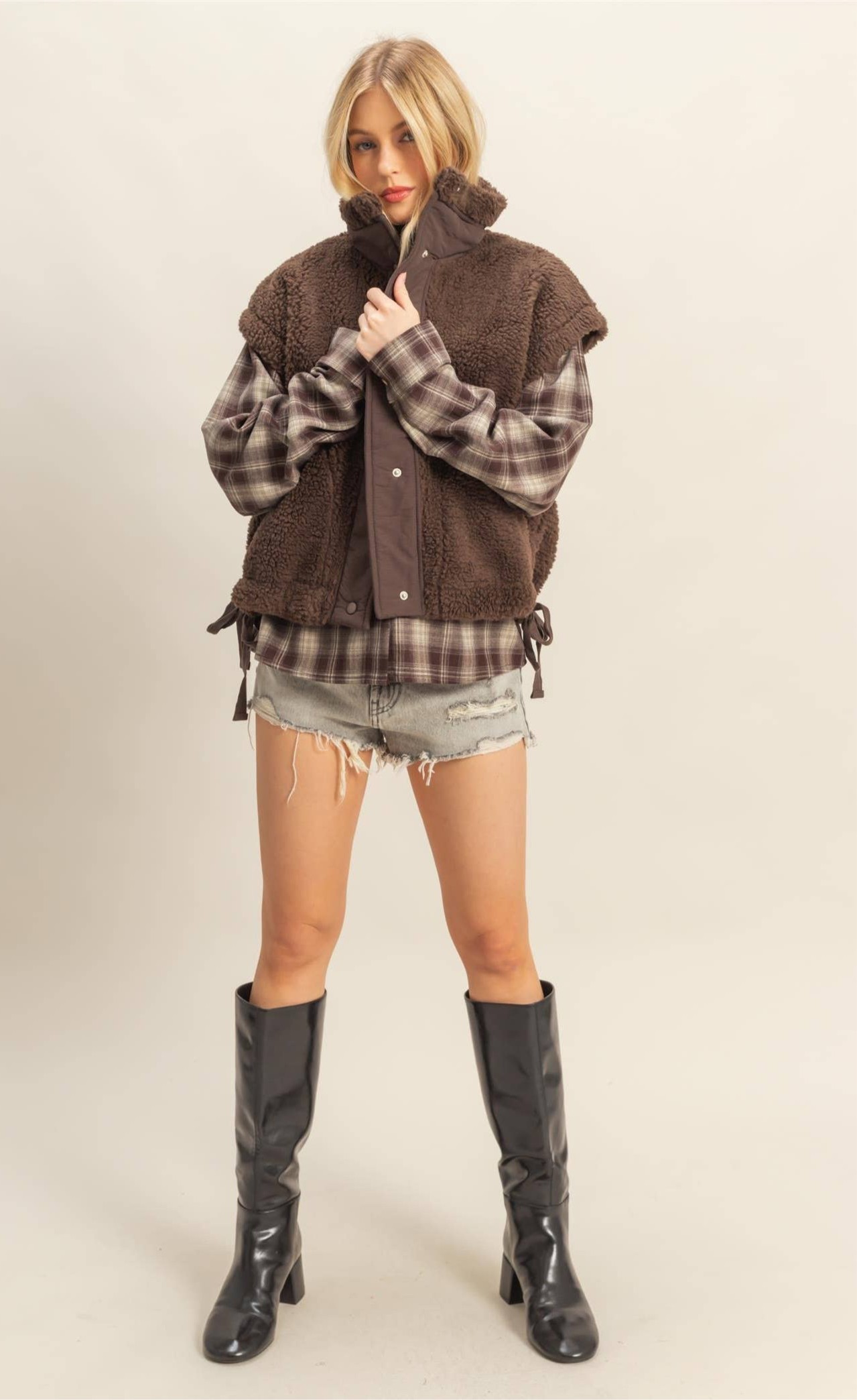 Cabin Core Sherpa Vest