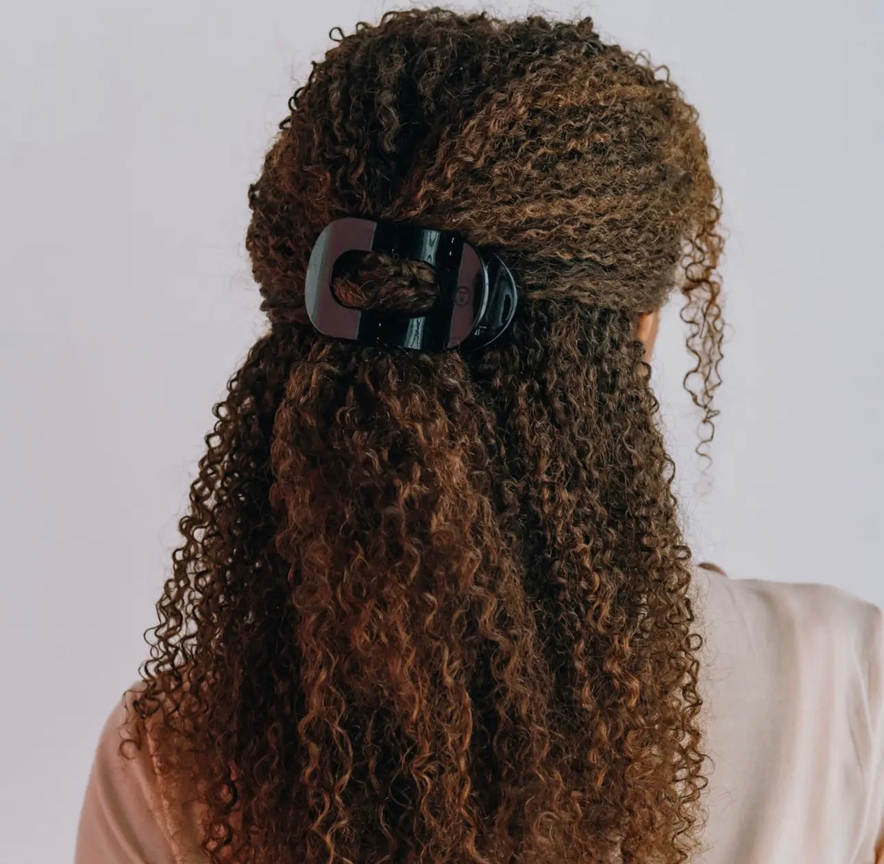 Round Flat Hair Clip- Medium