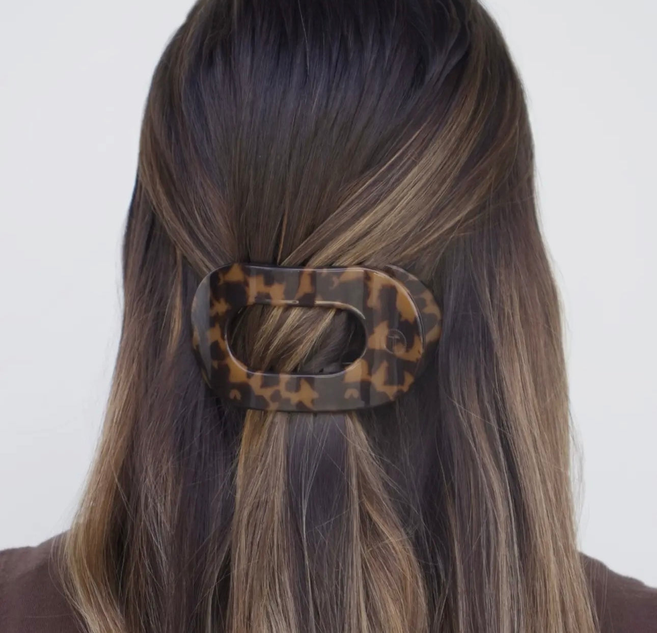 Round Flat Hair Clip- Medium