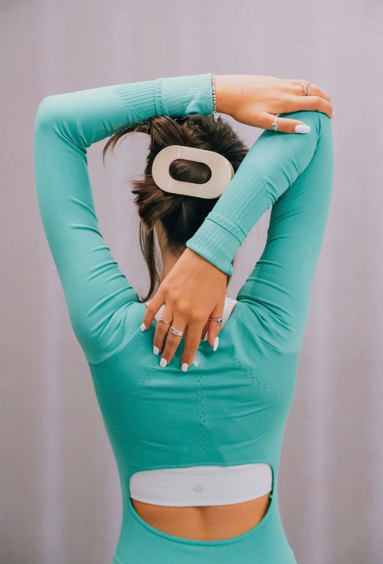 Round Flat Hair Clip- Large