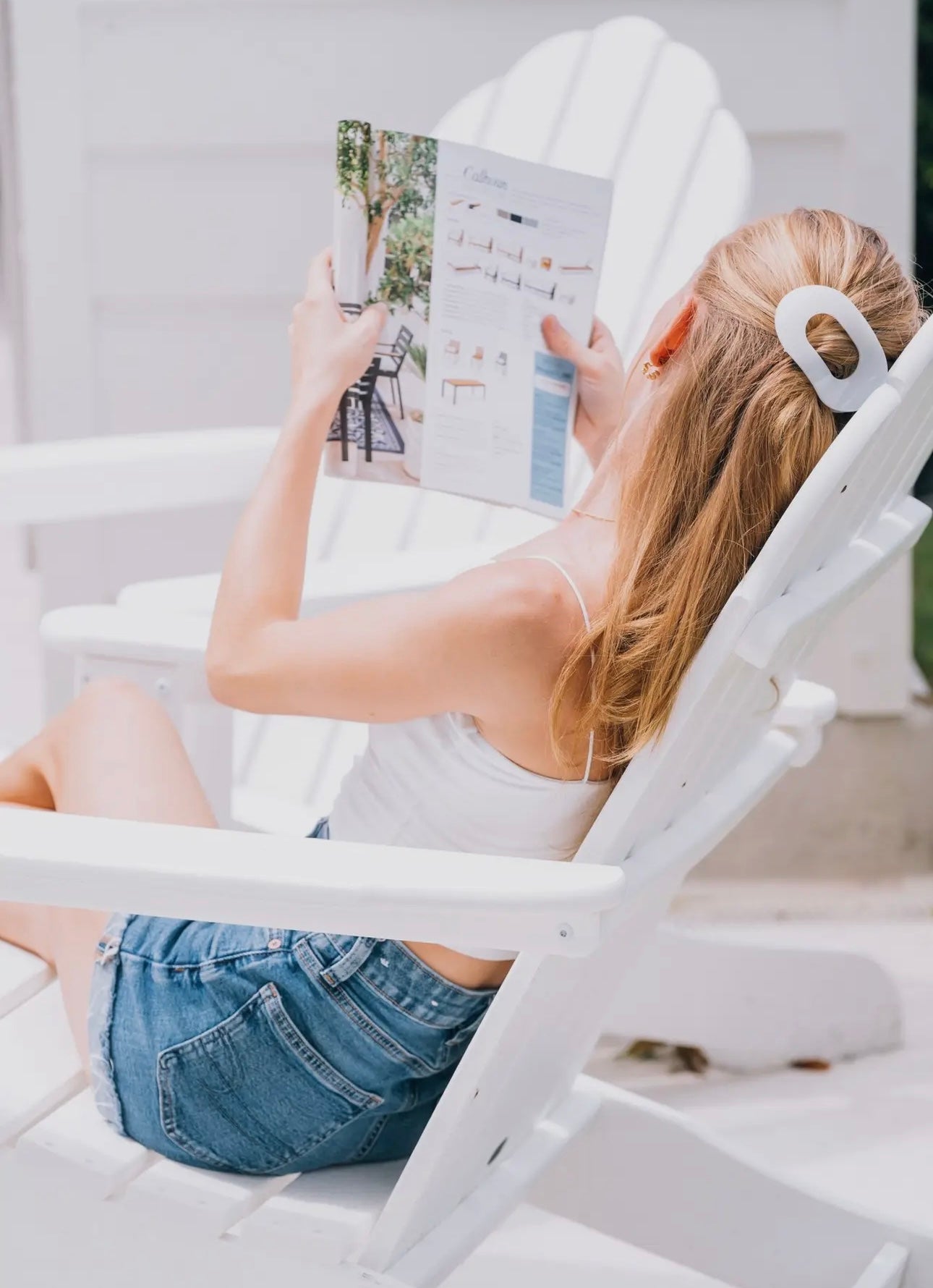 Round Flat Hair Clip- Small