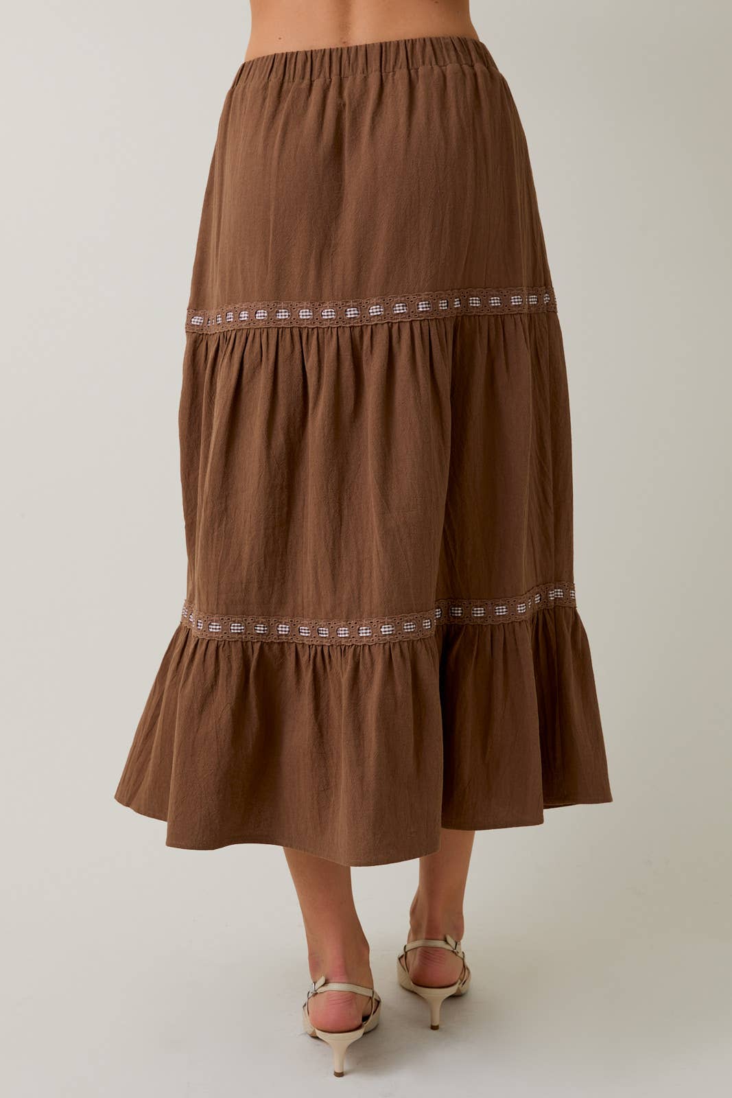 Brown Sugar Midi Skirt
