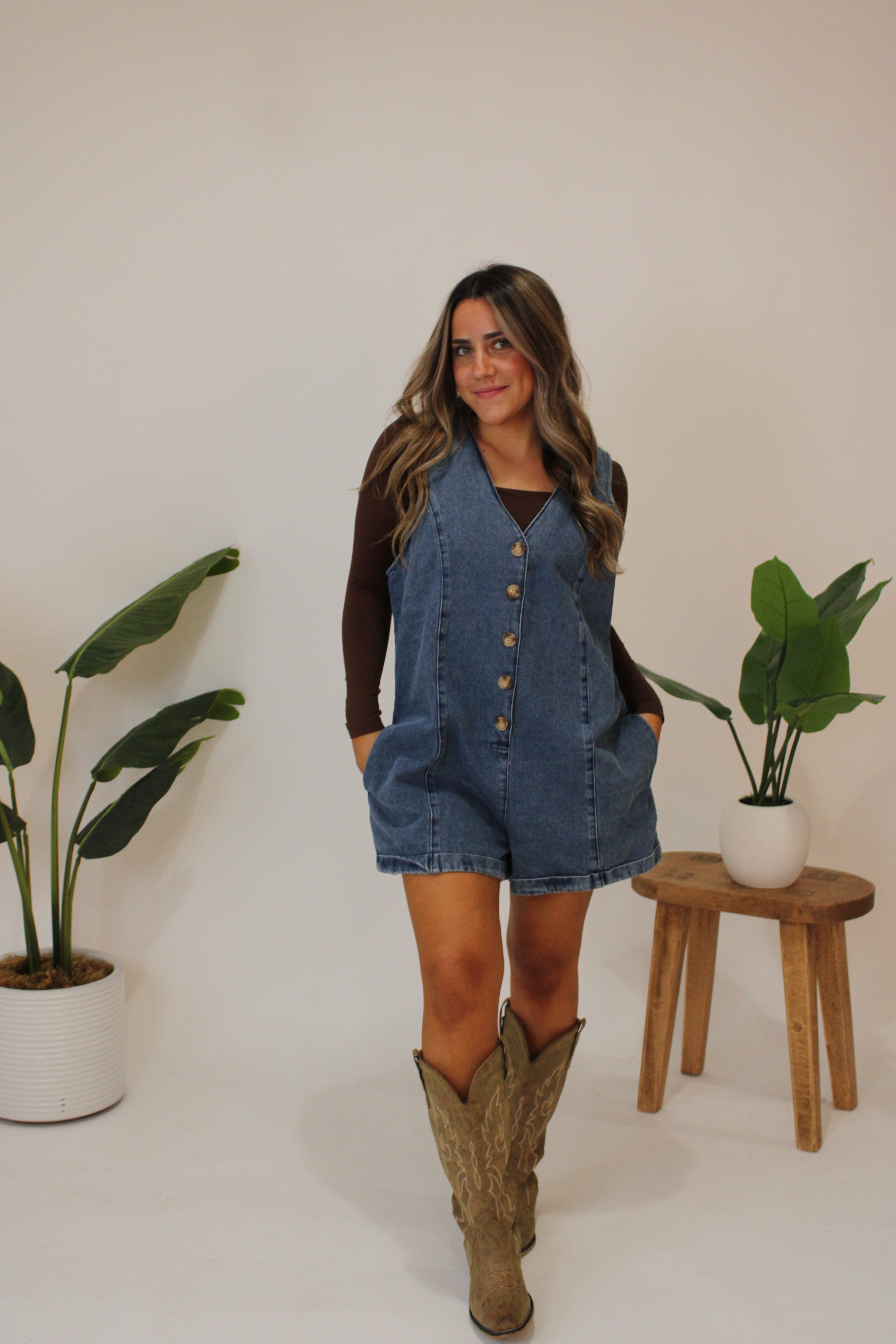 Basic Square Neck Long Sleeve