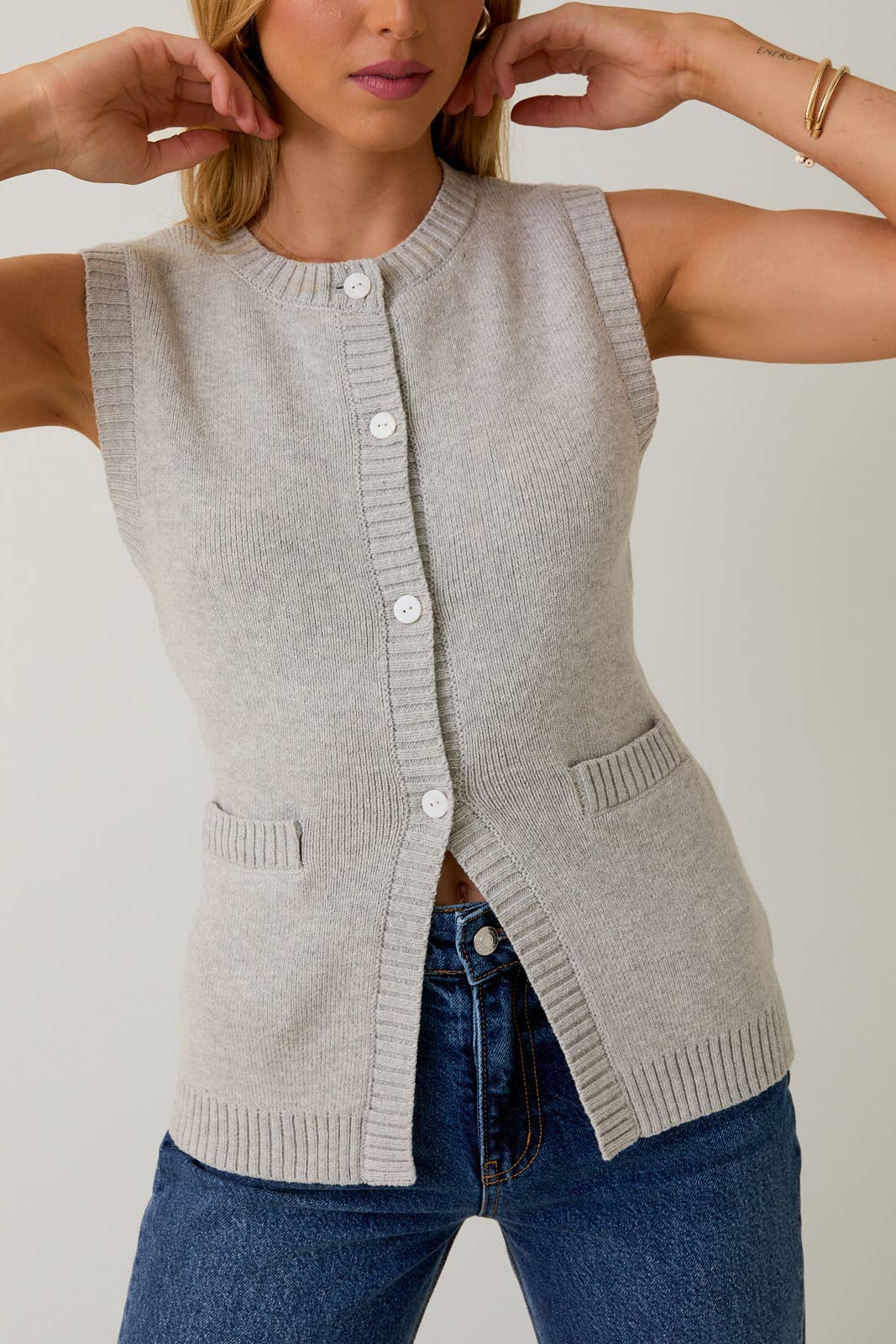 Grey Haven Knit Vest