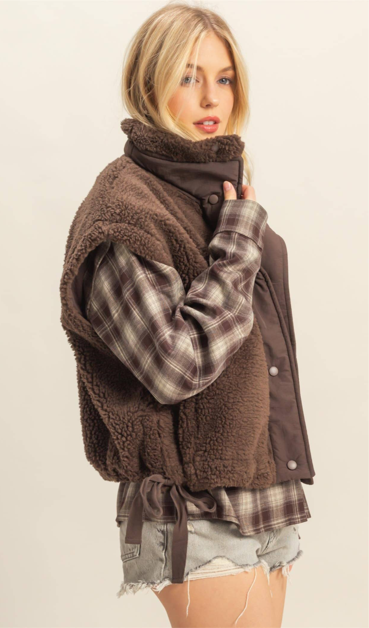 Cabin Core Sherpa Vest