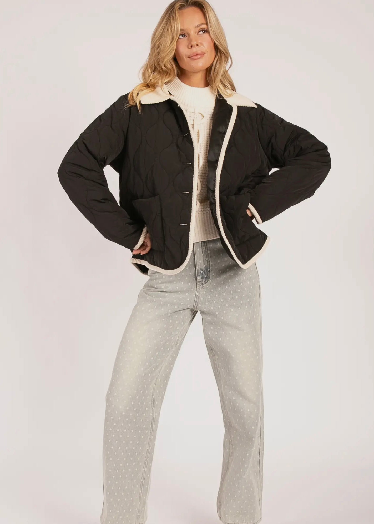 Midnight Quilted Jacket