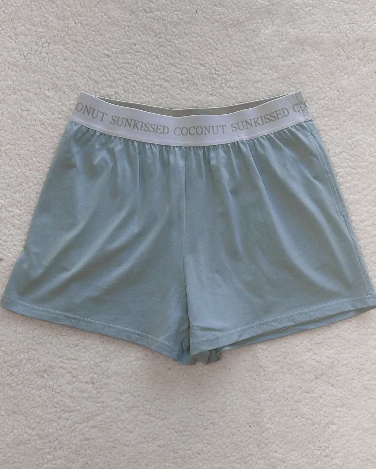 Basic Watercolor Shorts- Blue