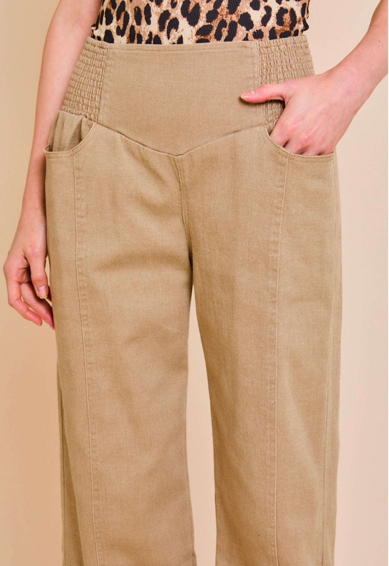 Olivia Smocked Pants