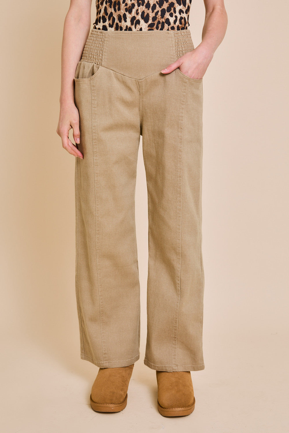 Olivia Smocked Pants