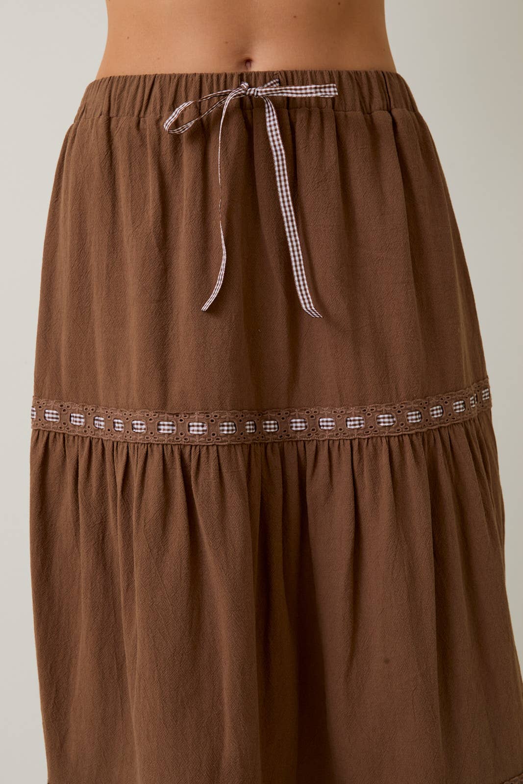 Brown Sugar Midi Skirt